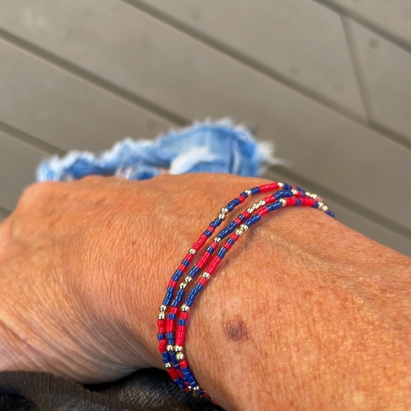 Handmade seed bead Mediterranean bracelet miyuki seed beads + gold filled beads - Picture 11 of 11